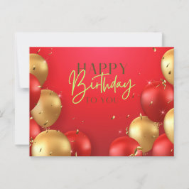 Postal Feliz cumpleaños a tu carta