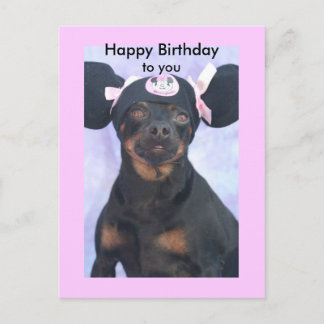 Postal Feliz cumpleaños, a usted