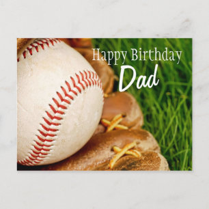 Postal Feliz cumpleaños al béisbol con Mitt