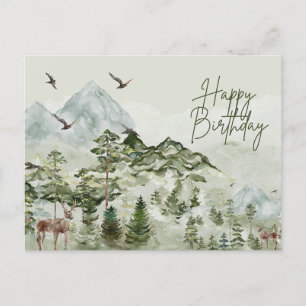 Postal Feliz Cumpleaños Amante de la Naturaleza y el Aire