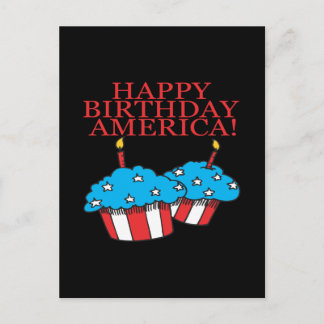 Postal Feliz cumpleaños América