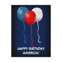 Feliz cumpleaños América (globos)