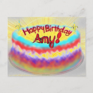 Postal ¡Feliz cumpleaños Amy!