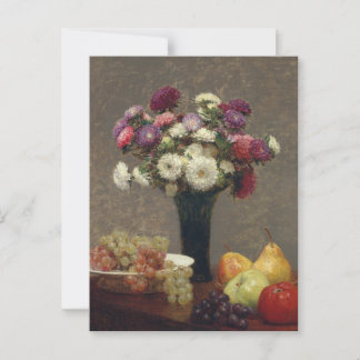 Postal Feliz Cumpleaños Arte Impresionista Antiguo