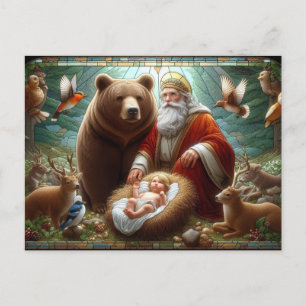 Postal Feliz cumpleaños bebé Jesús 