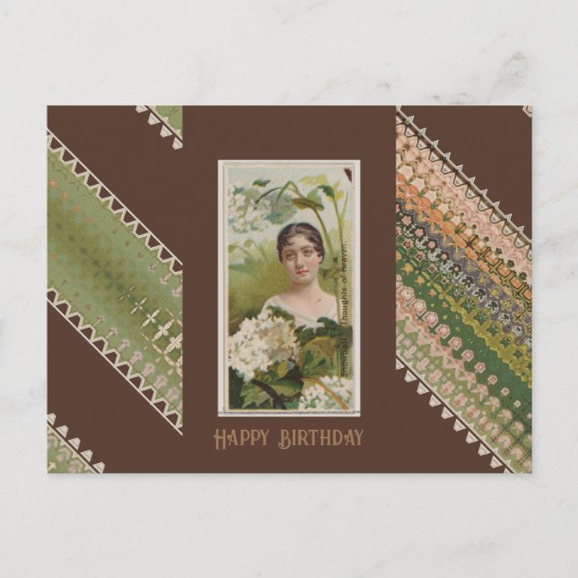 Postal Feliz Cumpleaños Bellezas Florales 49 (Anverso)