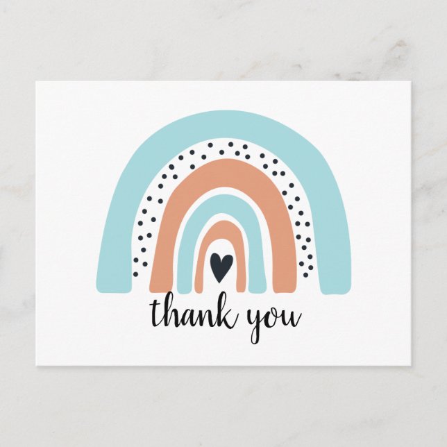 Postal Feliz cumpleaños, Blue Peach (Anverso)