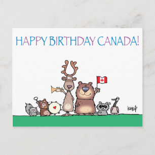 Postal ¡Feliz cumpleaños Canadá! por harrop - 150-11