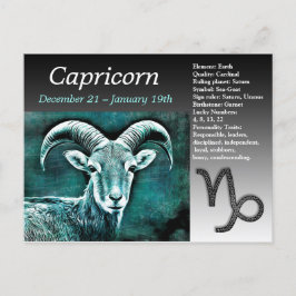Postal Feliz Cumpleaños Capricornio Horóscopo Zodiaco