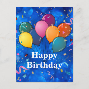 Postal "Feliz Cumpleaños," Celebración,