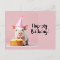 ¡Feliz cumpleaños cerdo!