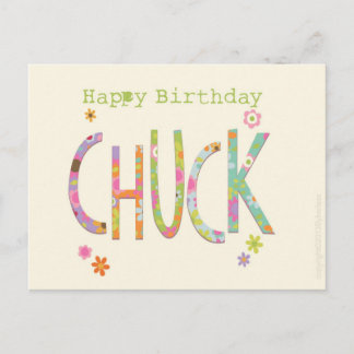 Postal Feliz cumpleaños, Chuck Manchester y el noroeste