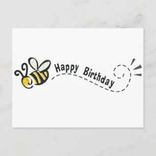 Postal ¡Feliz cumpleaños de Bee!