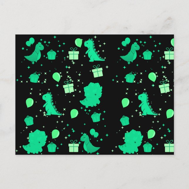 Postal Feliz cumpleaños de Dinomight (Anverso)