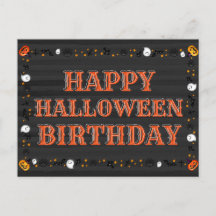 Feliz cumpleaños de Halloween