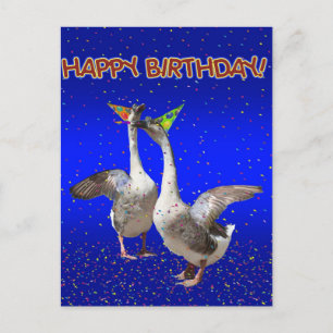 Postal ¡Feliz cumpleaños de los geeses de cumpleaños!