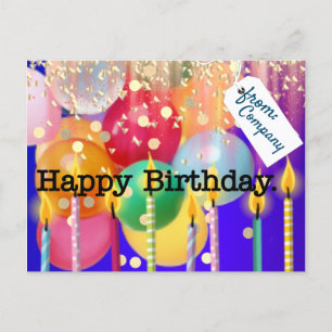 Postal Feliz cumpleaños desde la empresa