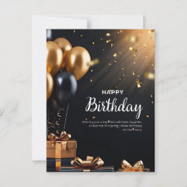 Postal Feliz cumpleaños deseando 