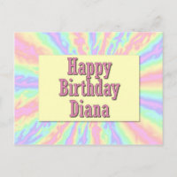 Feliz cumpleaños Diana