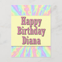 Feliz cumpleaños Diana