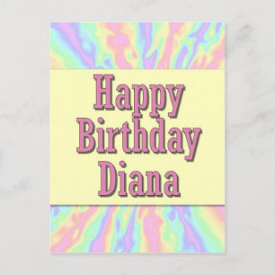 Postal Feliz cumpleaños Diana