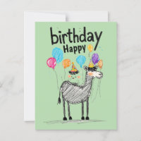 Feliz Cumpleaños Divertido con Caballo Lindo y Glo