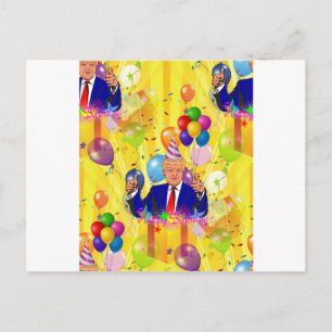 Postal feliz cumpleaños donald trump