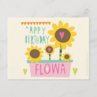 Feliz cumpleaños Flowa - Manchester Card