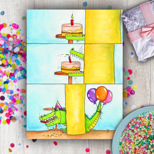 Postal Feliz cumpleaños Gator (Subido por el creador)