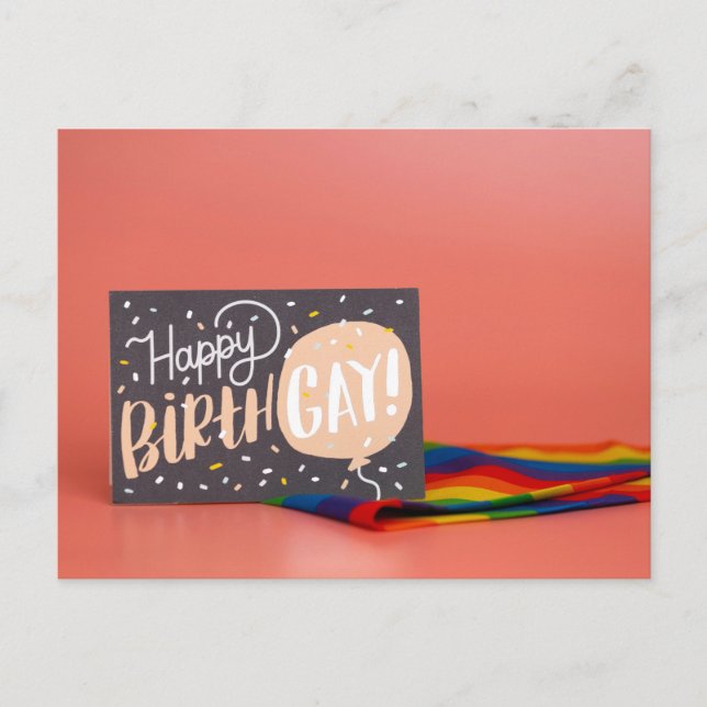 Postal Feliz Cumpleaños Gay (Anverso)
