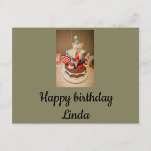 Postal Feliz cumpleaños Linda