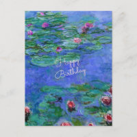 Feliz cumpleaños: Los lirios de agua de Monet