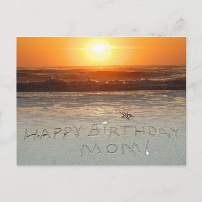 Postal ¡Feliz cumpleaños, mamá! (Anverso)