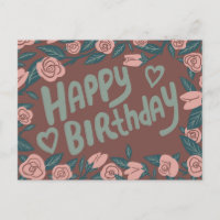 FELIZ CUMPLEAÑOS Marco de Rosa Rosa Bonita Persona