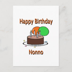 Postal Feliz cumpleaños no abuelo italiano cumpleaños Des