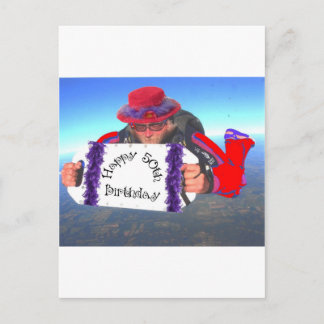 Postal Feliz cumpleaños número 50