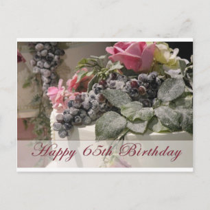 Postal Feliz cumpleaños número 65