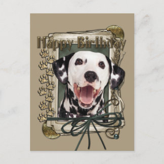 Postal Feliz cumpleaños - Papas de piedra - Dalmatiano