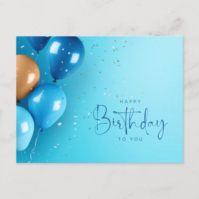 Postal Feliz cumpleaños para ti (Anverso)