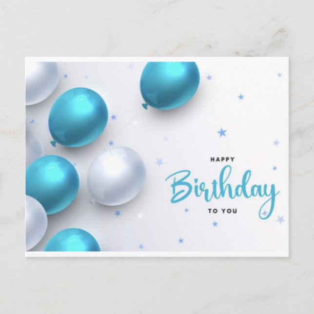 Postal Feliz Cumpleaños Para Tu Postcard (Anverso)