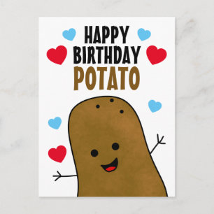 Postal Feliz Cumpleaños Patata