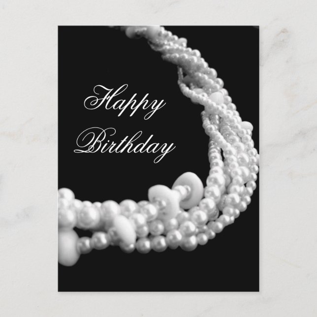 Postal Feliz cumpleaños Pearl Postcard (Anverso)