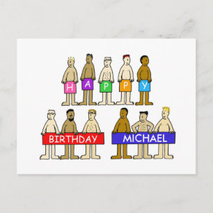 Postal Feliz cumpleaños Personalizado a Personalizar con 