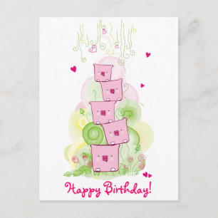 Postal ¡Feliz cumpleaños, postal!