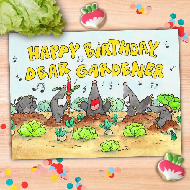 Postal Feliz cumpleaños, querido jardinero (Subido por el creador)
