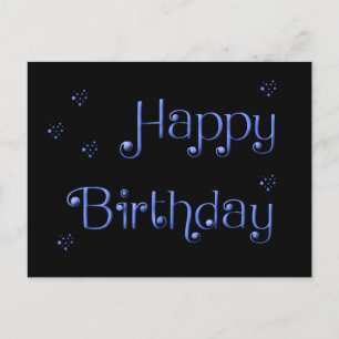 Postal Feliz Cumpleaños Texto Guiado Simple