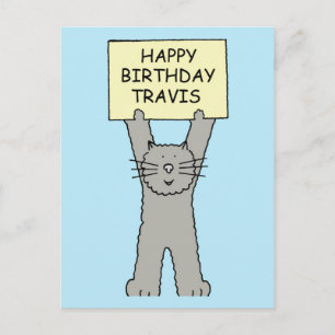 Postal Feliz cumpleaños Travis