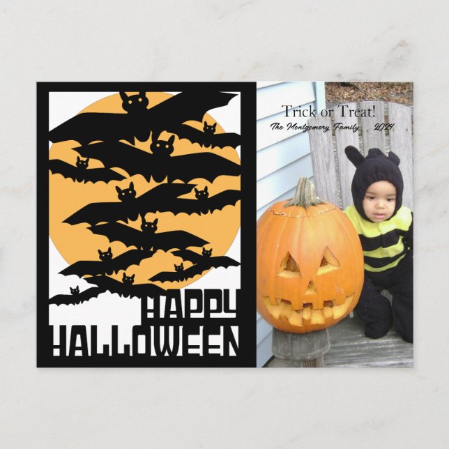 Postal feliz de Halloween (Anverso)