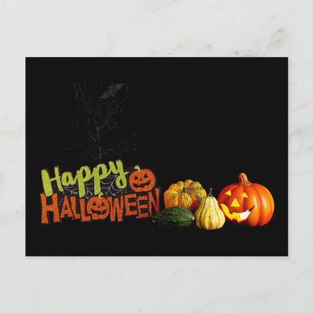 Postal feliz de Halloween (Anverso)