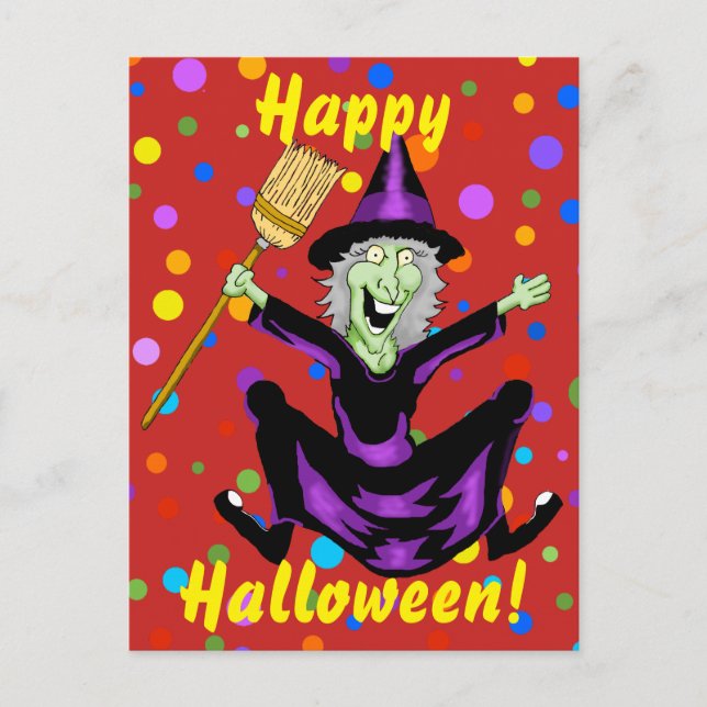 Postal feliz de Halloween (Anverso)